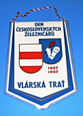 ČSD - střední dráha 100 let Brno-Kyjov 19-20.9.1987 / Den Československých železničářů - Vlárská trať 1887-1987
