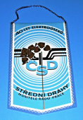 ČSD 40 let elektroúseku Střední dráhy, nositel Řádu práce / 40 let elektrotechniky a energetiky Střední dráha, nositel Řádu práce