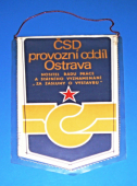 Zobrazit detail zboží: ČSD - provozní oddíl Ostrava, nositel Řádu práce a státního vyznamenání Za zásluhy o výstavbu / Včasná a kvalitní osobní přeprava-vizitka naší práce (RETRO Doprava)