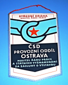 ČSD -Střední dráha, nositel Řádu práce,  provozní oddíl Ostrava / Úkoly 8.pětiletky splníme
