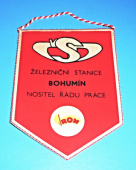 Zobrazit detail zboží: ČSD Železniční stanice Bohumín, nositel Řádu práce - ROH / 135 let provozu tratě Lipník n.B. - Bohumín, 110 let provozu tratě Bohumín-Košice (- kolejová )