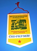 ČSD ŽST Petrovice u Karviné - Za socialistickou železnici / Internacionální spolupráce ČSD-PKP-MÁV