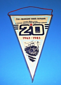Zobrazit detail zboží: ČSD - Provozní oddíl Ostrava, nositel Řádu práce a státního vyznamenání Za zásluhy o výstavbu-20 let 1963-1983 (RETRO Doprava)