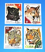 Zobrazit detail zboží: Poštovní známky : příroda - tygr, puma : Cuba (Poštovní známky - témata B)
