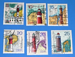 Zobrazit detail zboží: Poštovní známky : stavby - majáky : DDR (Poštovní známky - témata)