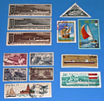 Zobrazit detail zboží: Poštovní známky : doprava - lodě : Polska, Mongolia, DDR, Guinea, Magyar (Poštovní známky - témata)