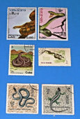 Zobrazit detail zboží: Poštovní známky : příroda - hadi : Cuba, Polska, Romana, Lao (Poštovní známky - témata B)