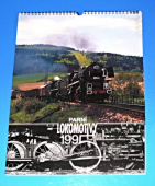 Zobrazit detail zboží: Kalendář závěsný - Parní lokomotívy 1995 (Kalendáře)