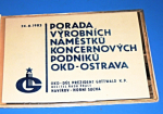 Porada výrobních náměstků koncernových podniků OKD - Ostrava v srpnu 1983