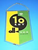 Zobrazit detail zboží: OKD - 10 let OKD Poruba (Hornické vlaječky b)