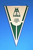 Zobrazit detail zboží: II. ročník turnaje v kopané O putovní pohár podnik. ředitele VOKD 1983- SSM ČSSR / VOKD Výstavba Ostravsko-karvinských -Dolů (Hornické vlaječky b)