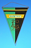 Zobrazit detail zboží: 20 let BASTRO Ostrava, Báňské strojírny n.p .Ostrava (Hornické vlaječky b)