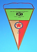 Zobrazit detail zboží: OKR - Důl Doubrava k.p. Orlová 5, nositel Řádu práce, Podnik socialistické práce 50 let TJ Důl Doubrava Orlová / VII. Memoriál Drahomíra Koldra (Hornické vlaječky b)