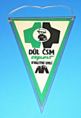 Zobrazit detail zboží: Důl ČSM podnik export kvalitního uhlí / TJ Baník Ostrava OKD Czechoslovakia (Hornické vlaječky b)