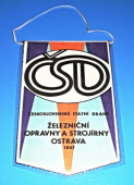 Zobrazit detail zboží: ČSD - Československé státní dráhy - Železniční opravny a strojírny Ostrava 1847 (- kolejová )