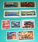 Zobrazit detail zboží: Poštovní známky : doprava - auta : CCCP, Magyar, DDR, Polska, Magyar, Romana (Poštovní známky - témata)