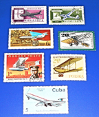 Zobrazit detail zboží: Poštovní známky : doprava - letadla : Cuba, DDR, Polska, Magyar, CCCP (Poštovní známky - témata)