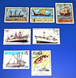 Zobrazit detail zboží: Poštovní známky : doprava - lodě : Cuba (Poštovní známky - témata)