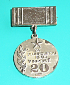 Zobrazit detail zboží: Za dlouholetou práci v dopravě - 20 let (Pracovní)