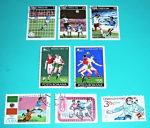 Zobrazit detail zboží: Poštovní známky : sport - fotbal : Cuba, Romana, Československo, CCCP (Poštovní známky - témata)