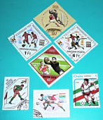 Zobrazit detail zboží: Poštovní známky : sport - fotbal : Cuba, Magyar, Mongolia, Bulgaria (Poštovní známky - témata)