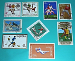 Zobrazit detail zboží: Poštovní známky : sport - fotbal : Romana, CCCP, Shoiperia, Guineria, (Poštovní známky - témata)