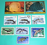 Zobrazit detail zboží: Poštovní známky : příroda - ryby : Cuba, Bulgaria, Ajman, Magyar, Honduras (Poštovní známky - témata B)