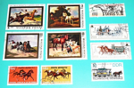 Zobrazit detail zboží: Poštovní známky : příroda - koně : CCCP, Magyar, Romania, Československo, DDR (Poštovní známky - témata)
