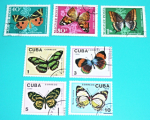 Zobrazit detail zboží: Poštovní známky : příroda - motýle : Cuba, Magyar (Poštovní známky - témata)