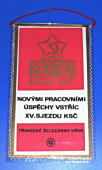 Zobrazit detail zboží: Třinecké železárny VŘSR - XV. sjezd KSČ - Novými pracovními úspěchy vstříc XV, sjezdu KSČ / 6. pětiletka - S konkrétními činy vpřed k 6. pětiletce (RETRO Třinecké železárny)