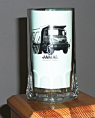 Skleněný krígl s nápisem : Tatra collection JAMAL