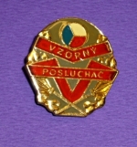 Zobrazit detail zboží: Vojenský odznak : Vzorný posluchač (Policejní + vojenské)